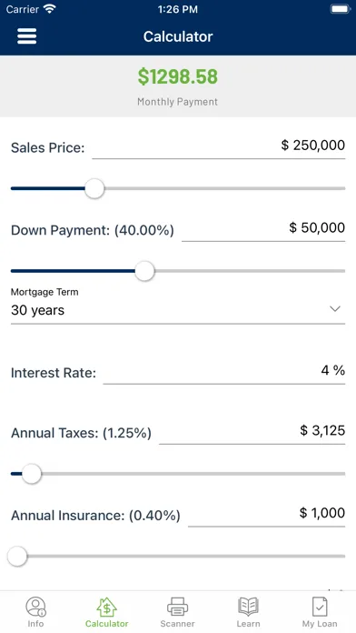 Contour Mortgage Connect Screenshots