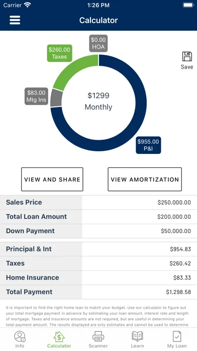 Contour Mortgage Connect Screenshots