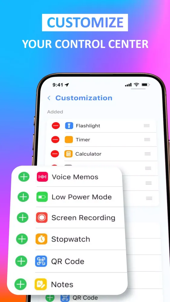 Control Center Ekran Görüntüleri