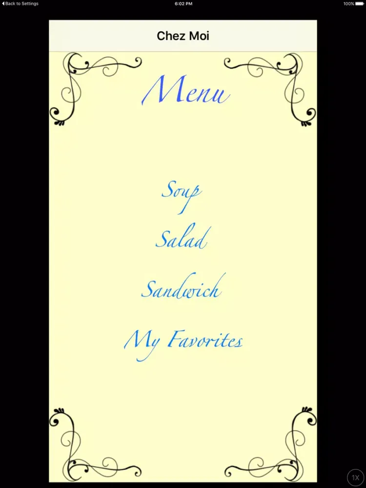 Скриншоты Chez Moi - Ideas for Lunch iPad 