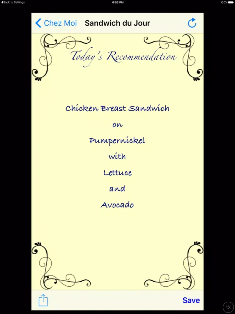 Скриншоты Chez Moi - Ideas for Lunch iPad 