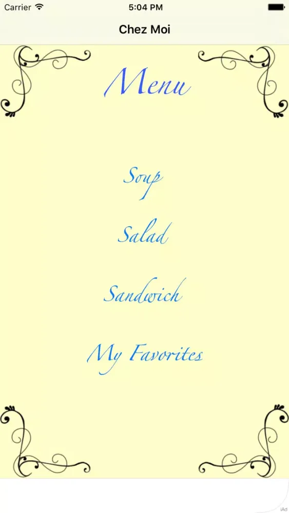 Скриншоты Chez Moi - Ideas for Lunch
