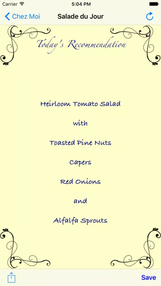 Скриншоты Chez Moi - Ideas for Lunch
