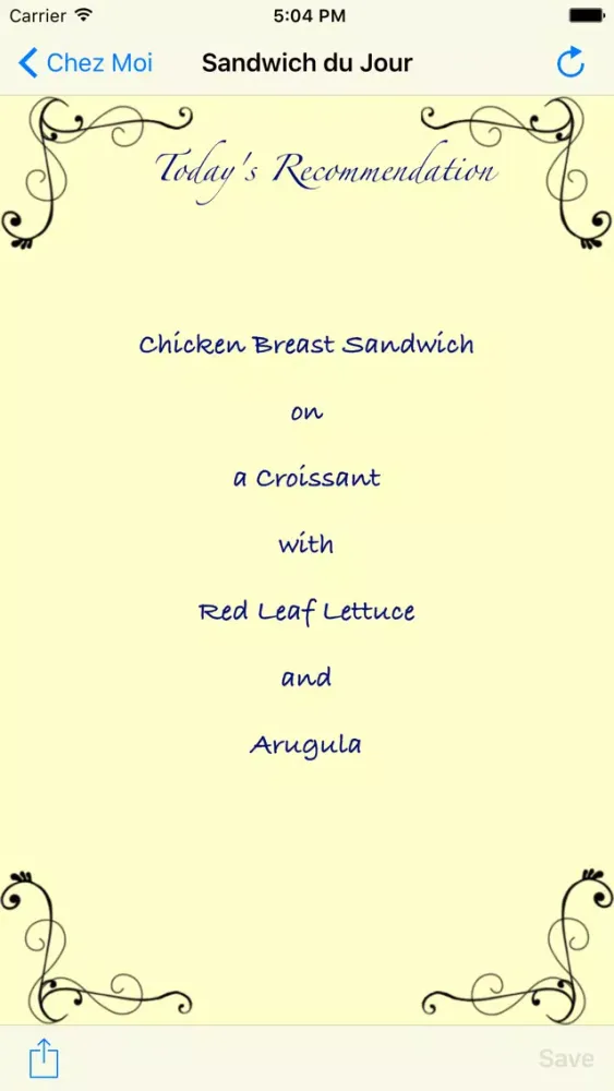 Скриншоты Chez Moi - Ideas for Lunch
