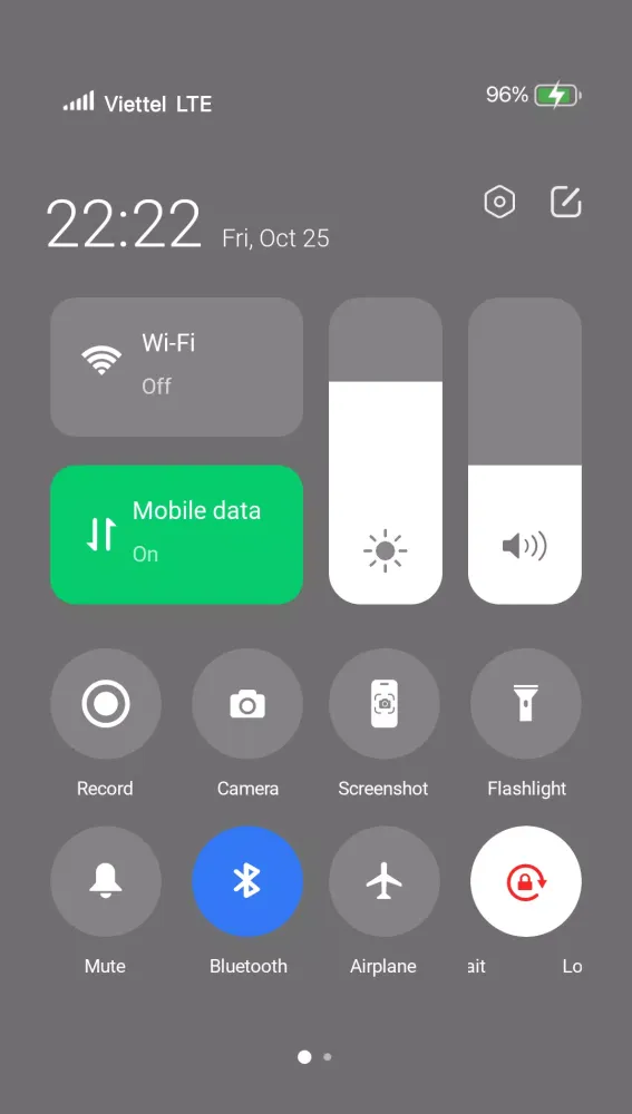 Mi Control Center स्क्रीनशॉट
