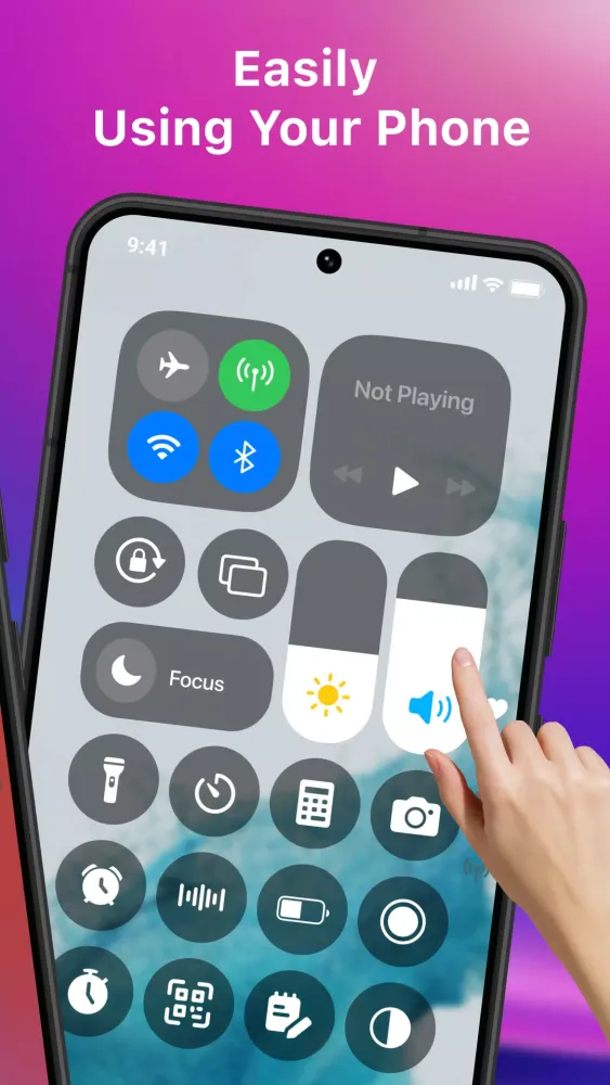 Capturas de pantalla de Control Center - Simple Panel