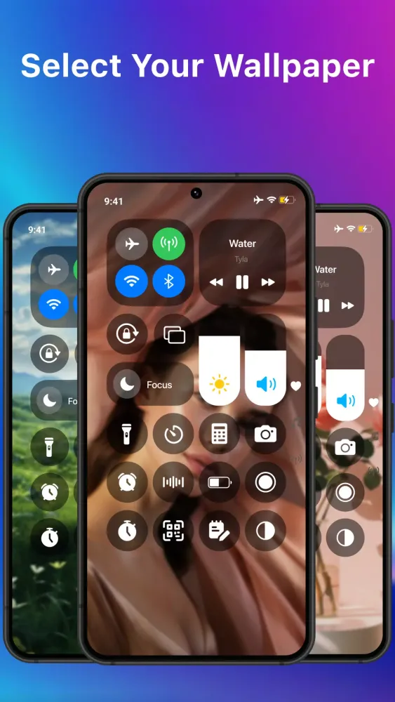 Capturas de pantalla de Control Center - Simple Panel