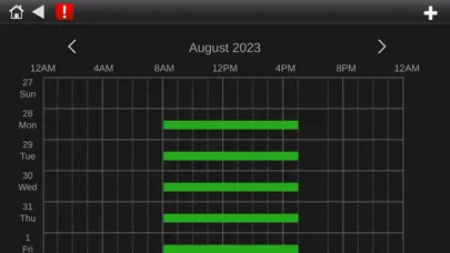 Equipment Touch Screenshots