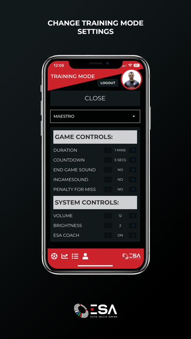 ESA Controller Screenshots