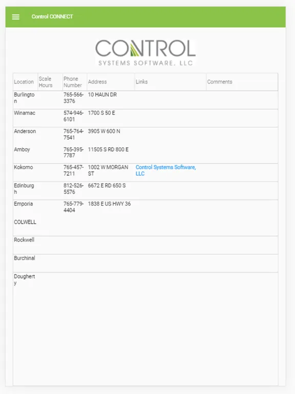 CONNECT Control Systems iPad  스크린샷