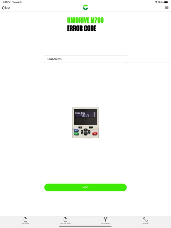 Diagnostic Tool iPad  스크린샷