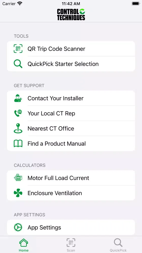 Capturas de tela do CT Digistart Soft Starters