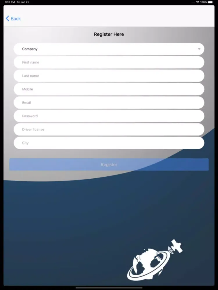 Ảnh chụp màn hình của CIM Hour Log iPad 