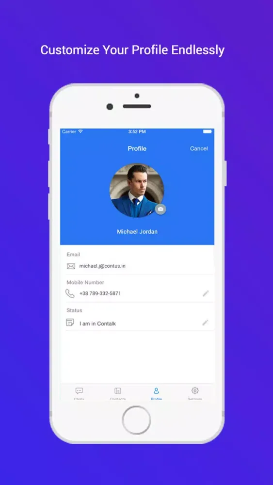 Ảnh chụp màn hình của Contalk