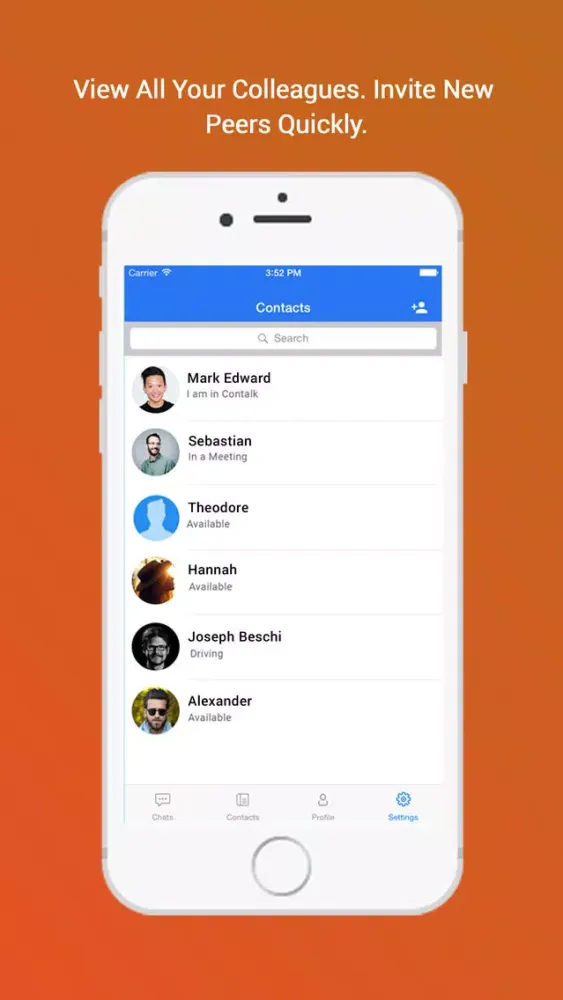 Ảnh chụp màn hình của Contalk