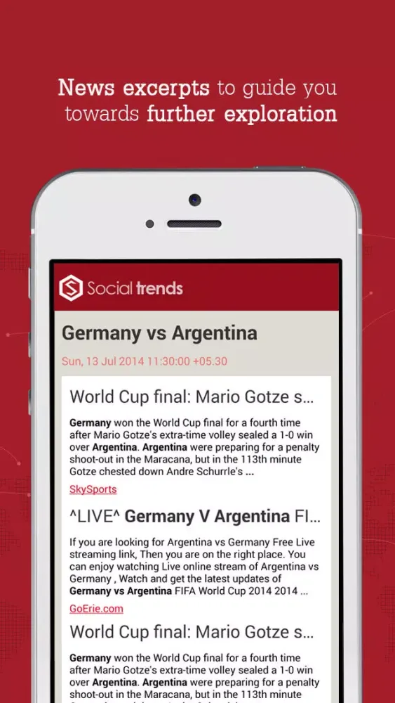 Скриншоты Social Trends