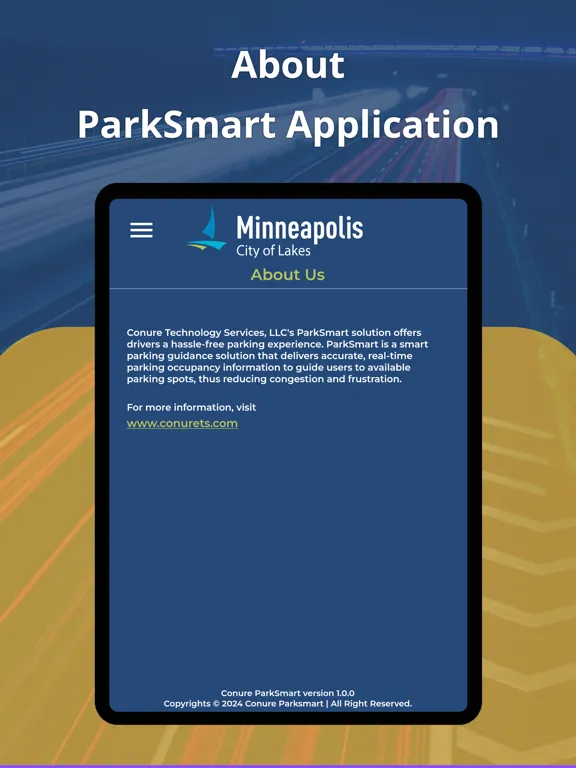 Screenshot di ParkSmart MPLS iPad 