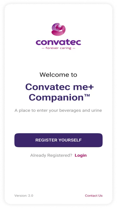Convatec me+ Companion™ Screenshots