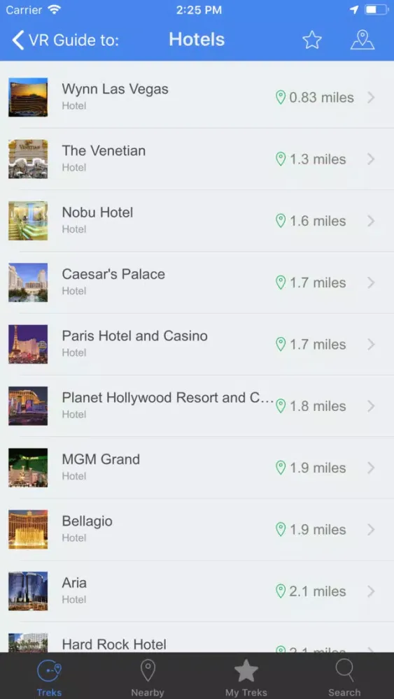 Zrzuty ekranu Conventional VR Guide to Vegas