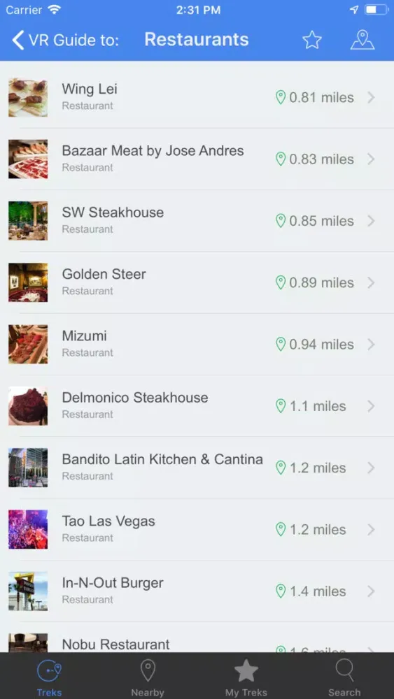 Zrzuty ekranu Conventional VR Guide to Vegas