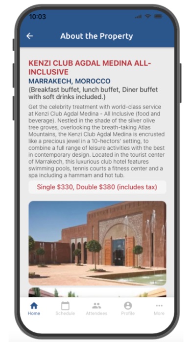 AFI Convention App Screenshots