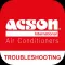 Acson Troubleshooting