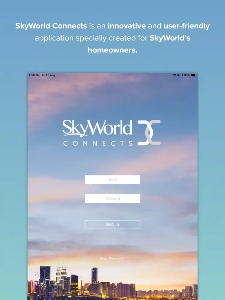 SkyWorld Connects iPad  Screenshots