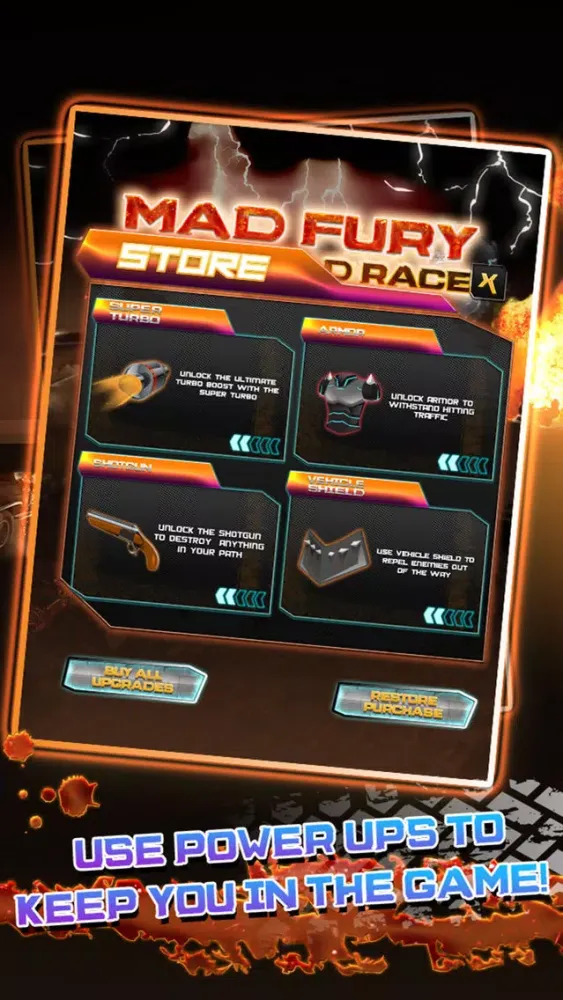 Ảnh chụp màn hình của Mad Fury Night Road Race – Max Speed Adrenaline Rush Armor Racing Game