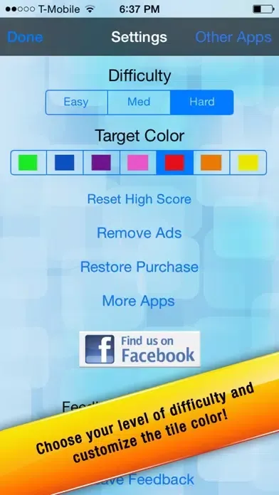 Zrzuty ekranu Tap The Tile Challenge Free – Fast Visual Finger Touch Reflex Game