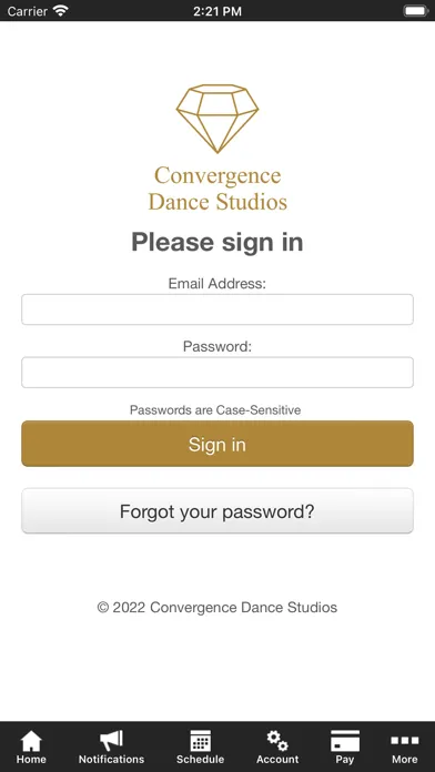 Ảnh chụp màn hình của Convergence Dance Studios