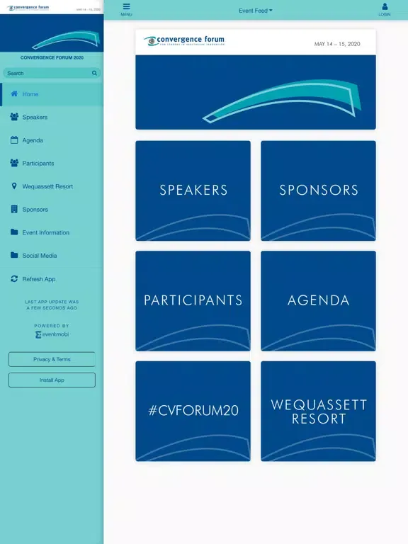 Convergence Forum 2020 iPad  سکرین شاٹس