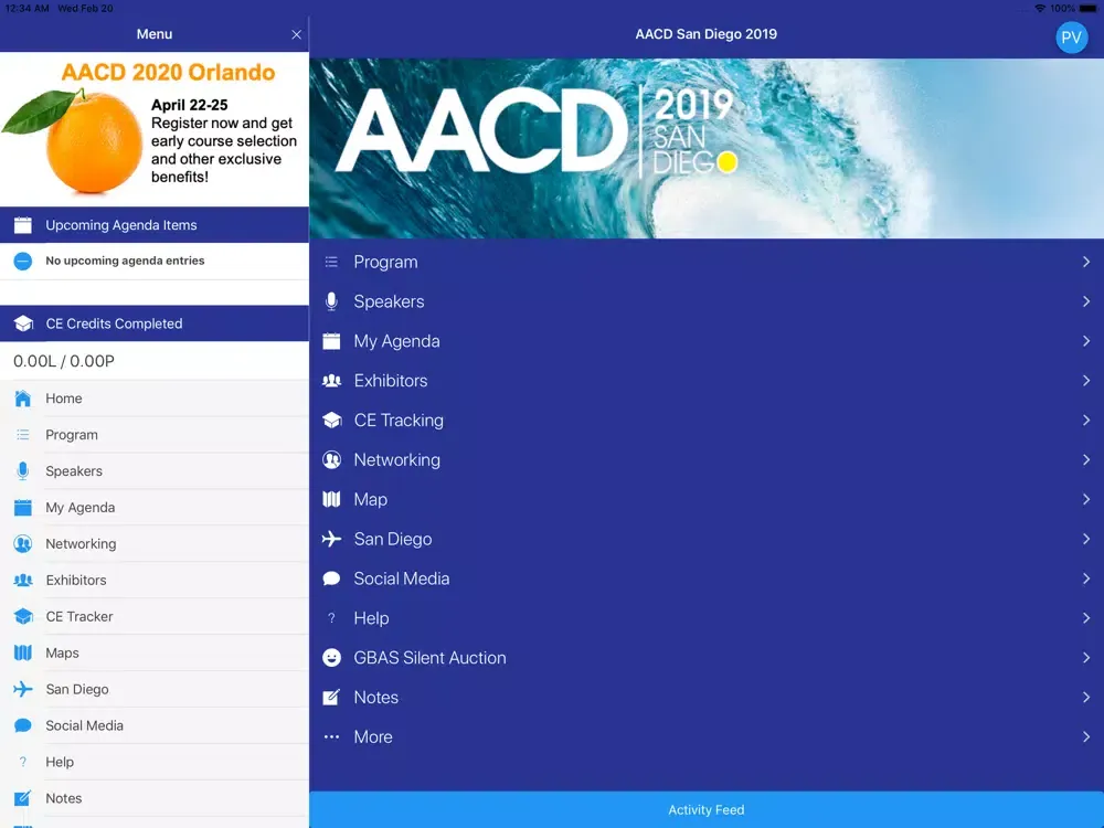 AACD 2019 iPad Screenshots