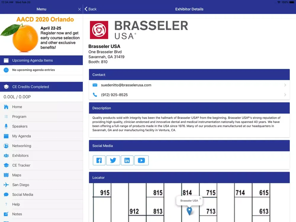 AACD 2019 iPad Screenshots