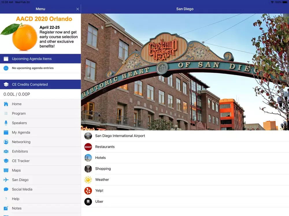 AACD 2019 iPad Screenshots