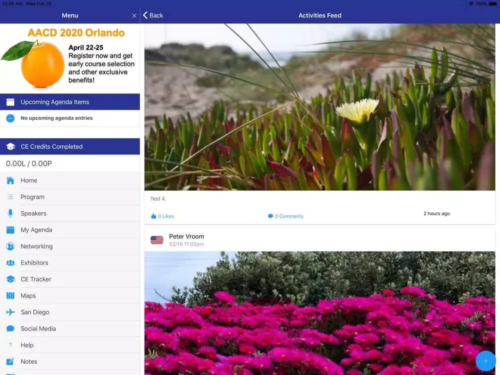AACD 2019 iPad Screenshots