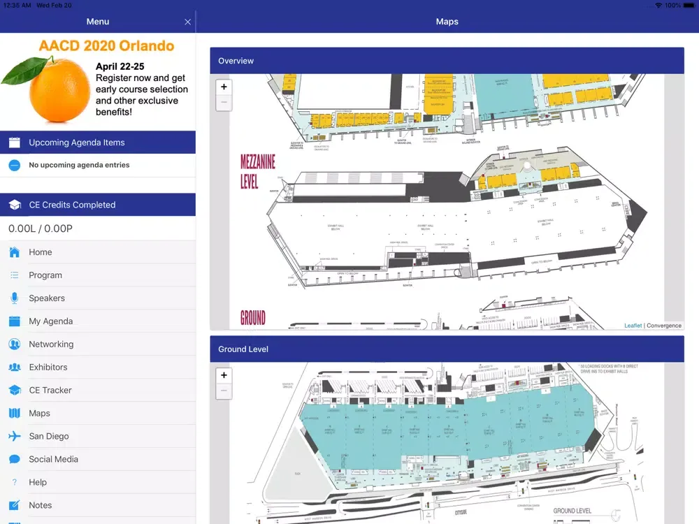 AACD 2019 iPad Screenshots