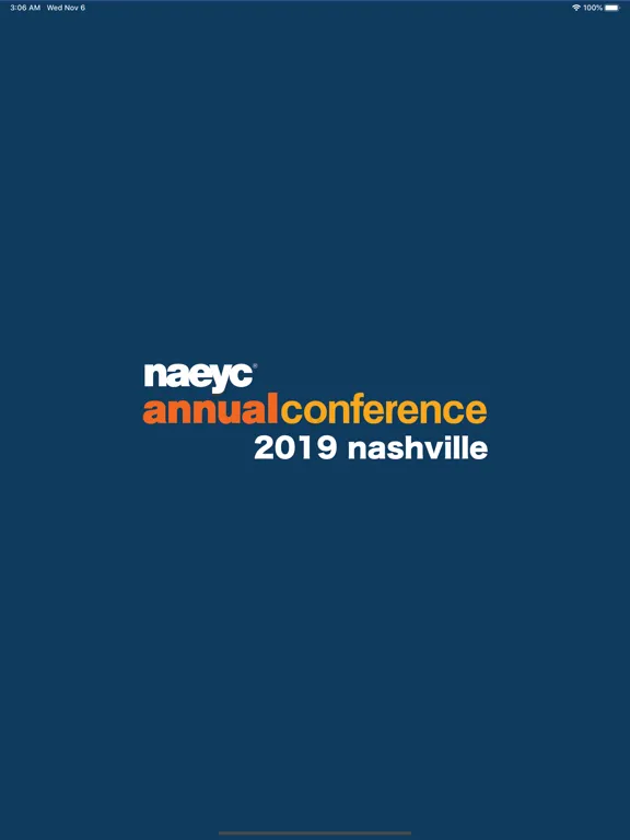 Zrzuty ekranu NAEYC 2019 Annual Conference iPad 