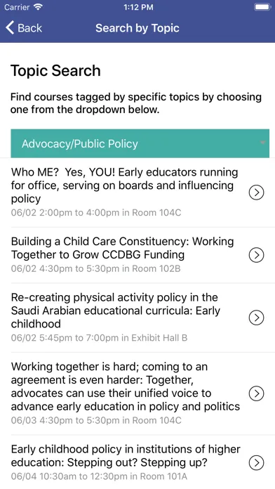NAEYC 2019 Institute Ekran Görüntüleri