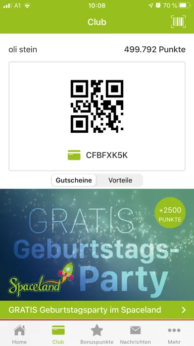 Screenshot di Traisenpark Bonus App