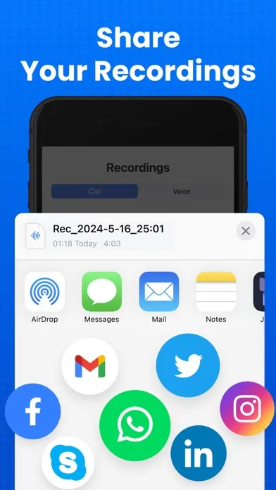 Auto Call Recorder - Recording 스크린샷