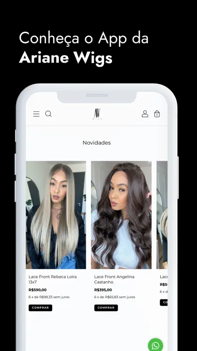 Ariane Wigs Ekran Görüntüleri