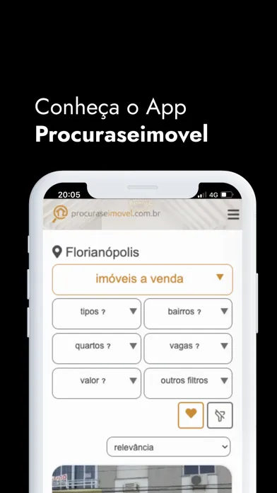 Capturas de tela do ProcuraseImovel