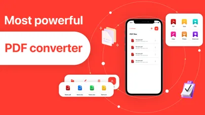 Capturas de tela do the pdf converter аpp