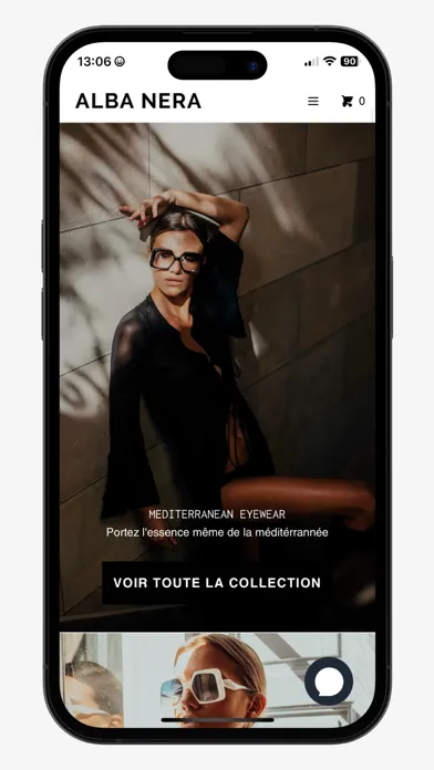 Capturas de tela do ALBA NERA Eyewear