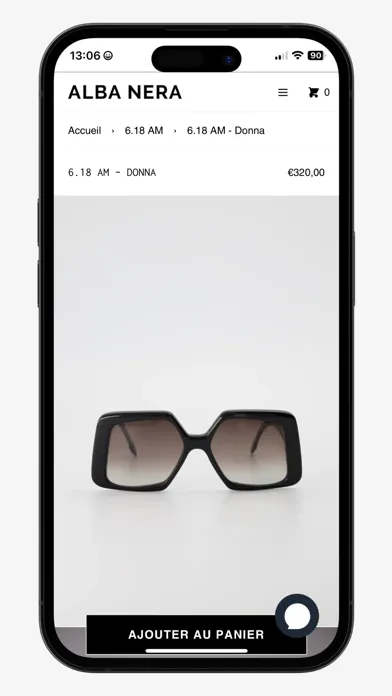 Capturas de tela do ALBA NERA Eyewear