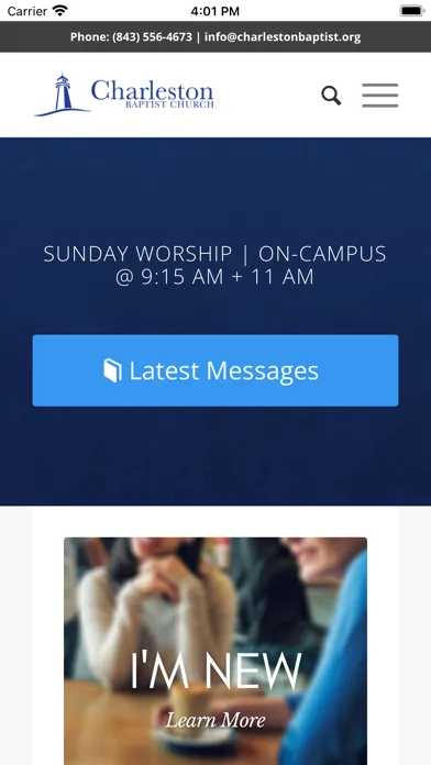 Charleston Baptist Church | SC स्क्रीनशॉट
