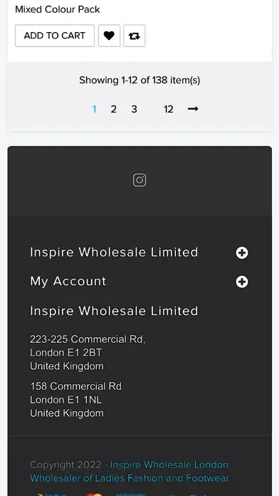 Capturas de pantalla de Inspire Wholesale Limited