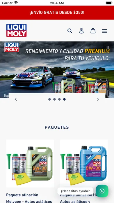 ภาพหน้าจอของ Liqui Moly Store