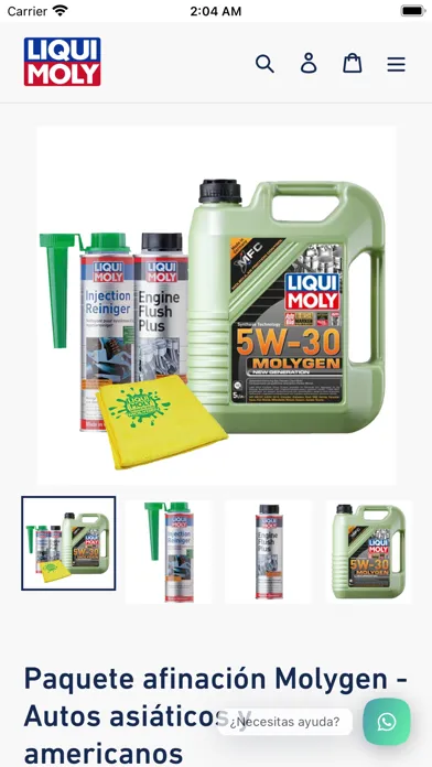 ภาพหน้าจอของ Liqui Moly Store