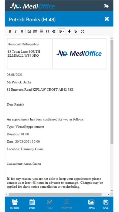 MediOffice Screenshots